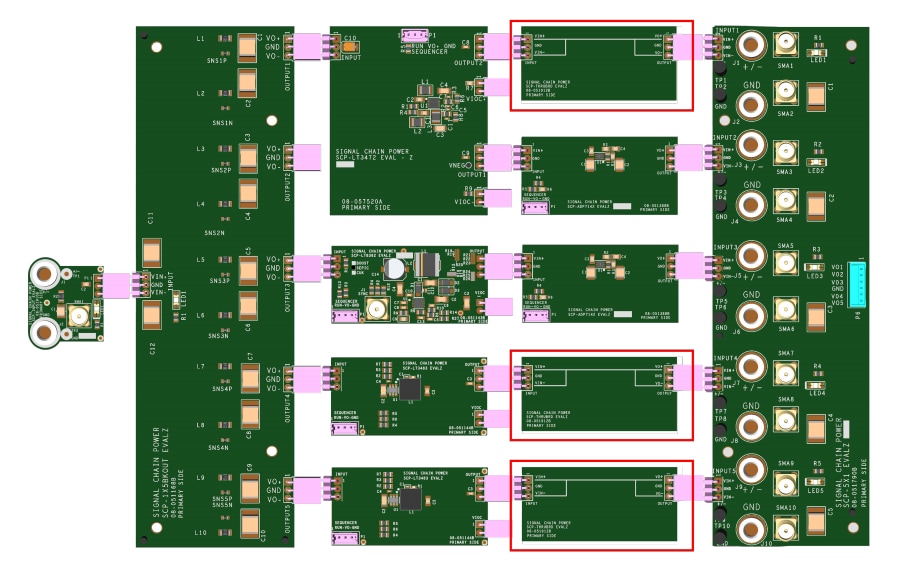 Analog Devices Inc. SCP-THRUBRD-EVALZ Input/Output Pass-thru Board